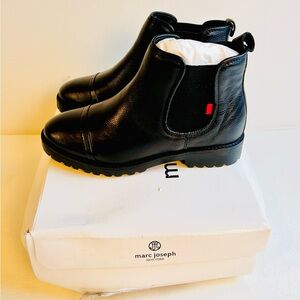New Marc Joseph Tremont St Black Napa Soft Ankle Boots Women / Sz 6.5